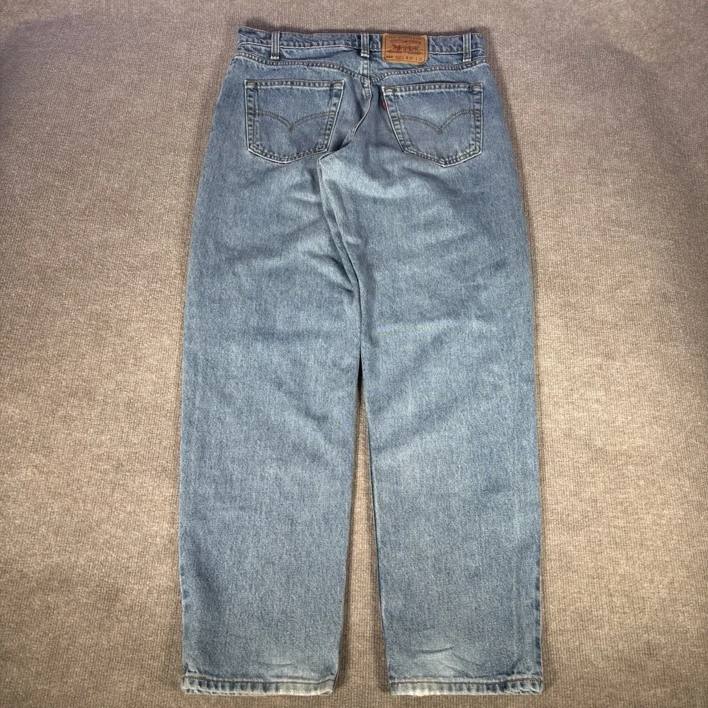 Vintage‎ Levis 550 Jeans Mens 34x32 (Tag 36x32) Relaxed Tapered Blue Denim 90s